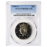 2000-S Kennedy Half Dollar PCGS Proof-69 DCAM