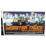 2007 HESS Monster Truck with Motorcycles, In Box