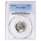 1972-D Jefferson Nickel PCGS MS-64