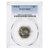 1976-D Jefferson Nickel PCGS MS-65