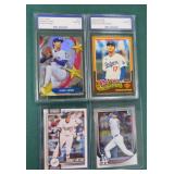 Four (4) Shohei Ohtani Baseball Cards