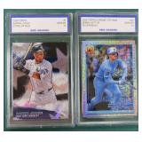 Judge and Bobby Witt Jr. Graded Baseball Cards