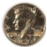 Gold Plated Kennedy Half Dollar