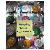 Mystery Lot: Twenty (20) Mardi Gras Tokens