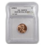 1958-D Lincoln Cent