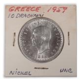 1959 Greece 10 Drachma
