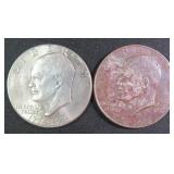 TWO (2) IKE Dollars