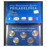 2004 Philly Mint State Quarters Display