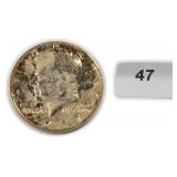 Gold Plated Kennedy Half Dollar