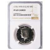 1976-S Kennedy Half Dollar Clad NGC Proof-69 CAMEO