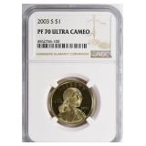 2003-S Sacagawea Dollar NGC Proof-70 UC
