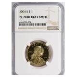 2004-S Sacagawea Dollar NGC Proof-70 UC