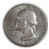 SILVER 1964 Washington Quarter