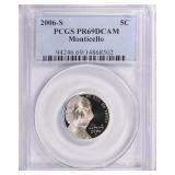 2006-S Nickel Monticello PCGS Proof-69 DCAM