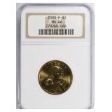 2000-P Sacagawea Dollar NGC MS-66
