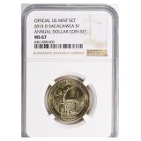 2015-D Sacagawea Dollar Mohawk Ironworkers MS67
