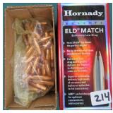 .22 Cal Hornady ELD Match Bullets