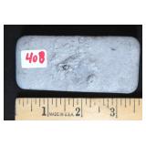 9.5 Troy Ounce Lead Bullion Bar, hand poured