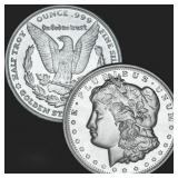 1/2 oz Morgan Fractional Silver Bullion Round