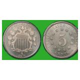 1874 Shield Nickel PCGS Proof-67 Only 700 Minted!
