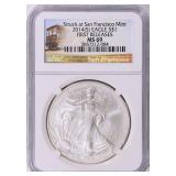 2014-(S) $1 Silver Eagle San Francisco NGC MS-69