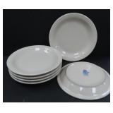 NO SHIP: SIX (6) 6.25" Syscoware China Small Plate
