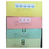 Four (4) FDC Sheets