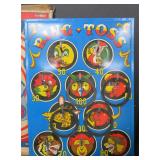 Vintage Tin Ring Toss with Box and Rings, $18 SHIP