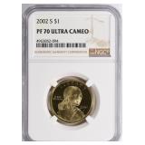 2002-S Sacagawea Dollar NGC Proof-70 UC