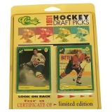 Eric Lindros (RC) in this 1991 Classic Hockey