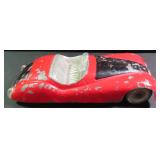 6"L Vintage Irwin (NY, NY) Red Jaguar XK metal