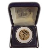 Cook Islands Gold $25 Liberty Tribute to The U.S.