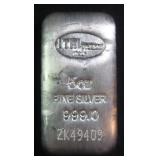 Italian Five Troy Ounce .999 Fine Silver Bar