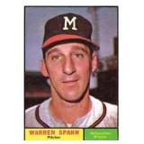 1961 Topps Warren Spahn Beckett 5.5