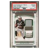 POP 1/0 #2/5 Josh Jacobs Dual Materials PSA 9