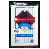 Unopened Baseball Pack, 1993 Donruss Series 1