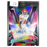 2024 Topps Future Stars Xavier Worthy SIGNED (RC)