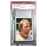POP 25/0 1981 TOPPS STICKERS KIRK GIBSON PSA 10