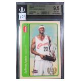 2004-05 Fleer Green LeBron James Beckett 9.5