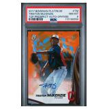 #24/25 POP 1/0 SIGNED 2017 TRISTON McKENZIE PSA 8