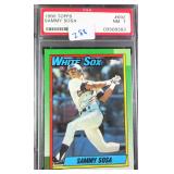 1990 TOPPS #692 SAMMY SOSA (RC) PSA 7