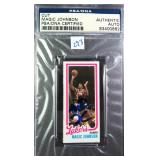 MAGIC JOHNSON SIGNED CUT PSA Authentic