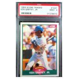 1989 SCORE TRADED #100T KEN GRIFFEY JR.(RC) PSA 9