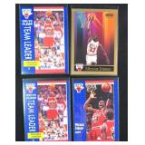 Four (4) Michael Jordan Basketball Cards