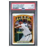 POP 12/2 2013 Topps Chrome Justin Verlander PSA 9