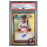 SIGNED #34/75 WILLIAM BERGOLLA 2022 Prospect PSA 9