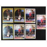 Seven (7) Michael Jordan Basketball Cards