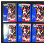 SIX (6) Michael Jordan Basketball Cards