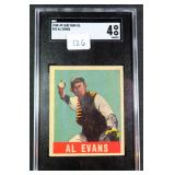 1948-49 Leaf Gum Co. Al Evans SGC 4