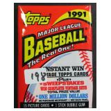 1991 Topps Baseball Unopened Baseball Pack